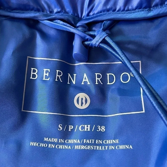 BERNARDO Size S Eco Plume Packable Lightweight Quilted Puffer Winter Jacket NEW - Picture 3 of 12